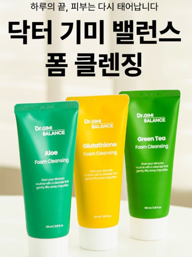 닥터기미밸런스 하루끝 약산성 폼클렌징 100ml