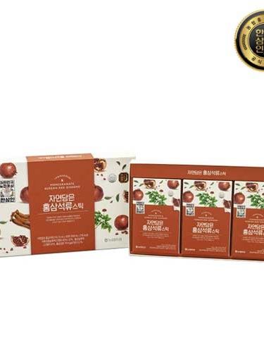 [농협홍삼 한삼인] 자연담은 홍삼석류스틱 10ml x 30포 + 쇼핑백
