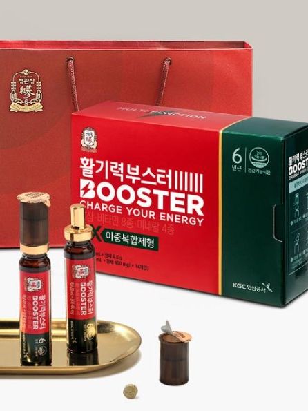 [정관장] 활기력 부스터 14병 (홍삼+비타민+미네랄) + 쇼핑백