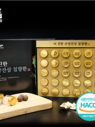 [더진한팜] 더 진한 산양산삼 침향환 30환 (쇼핑백 포함)