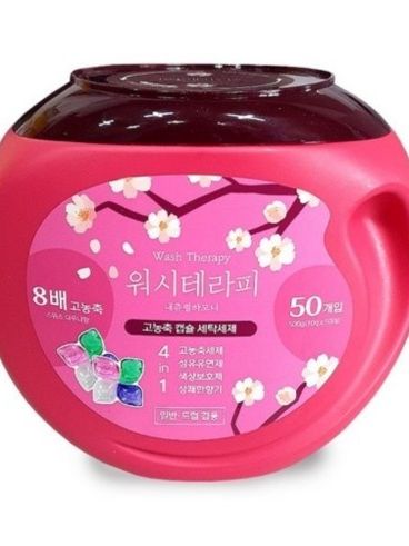 [워시테라피] 프리미엄 4in1 고농축 8배 캡슐세제 다우니향 (50개입) 카톤발주용