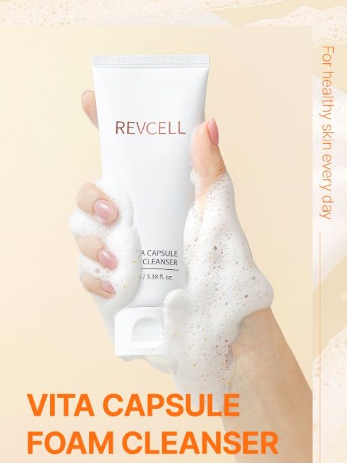 리브이셀 비타 캡슐 저자극 폼 클렌저 (100ml)