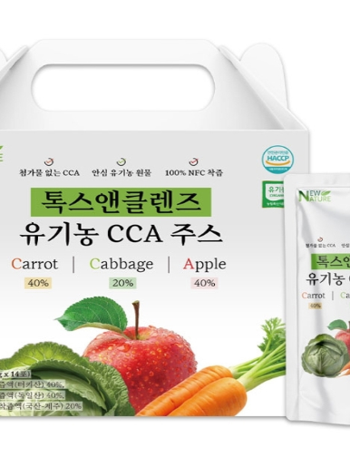[톡스앤클렌즈] 유기농 CCA 주스 80g x 14포