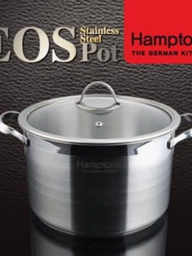 [햄튼] EOS 인덕션 3중 바닥 냄비 24CM(양수) (HEOS-24P)