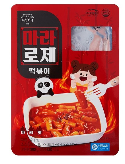 상품코드 : RDF005 서울마님 로제 떡볶이 / 마라 로제 떡볶이 280g