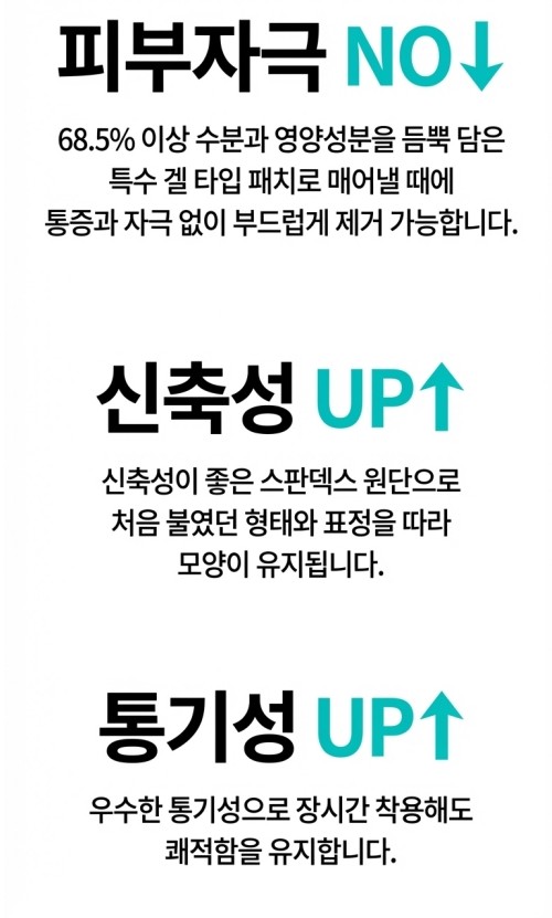 상품코드 : WM001 강남닥터 하이드로겔 닥터 썬패치 (4회분)