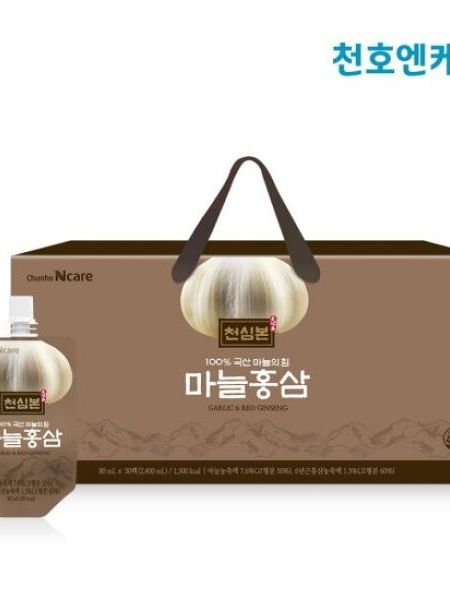 [천호엔케어] 천심본 마늘홍삼 80mL x 30개입