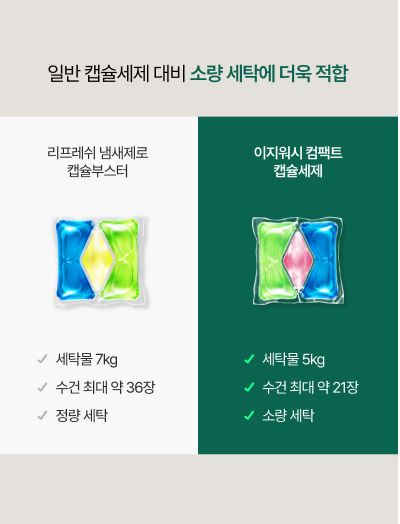 무로 이지워시 컴팩트 캡슐세제 100개입, 1세트