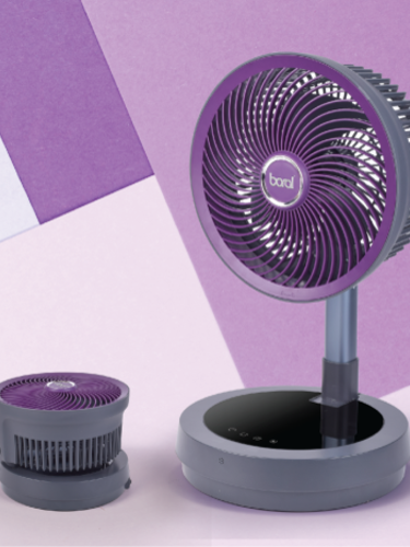 [보랄] 멀티 어댑터 BLDC 무선 접이식 폴딩 팬 (리모컨형) (BR-700AC)