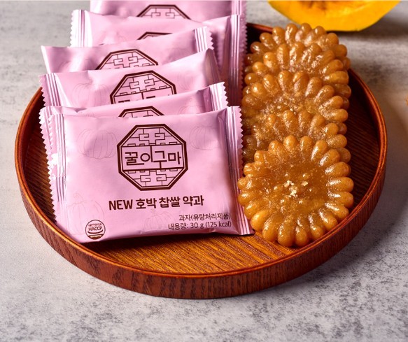 상품코드 : LC005 꿀이구마 뉴 호박찹쌀약과 30g x 20개