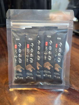 의성 흑마늘 구운소금 3g*5EA (카톤발주용)