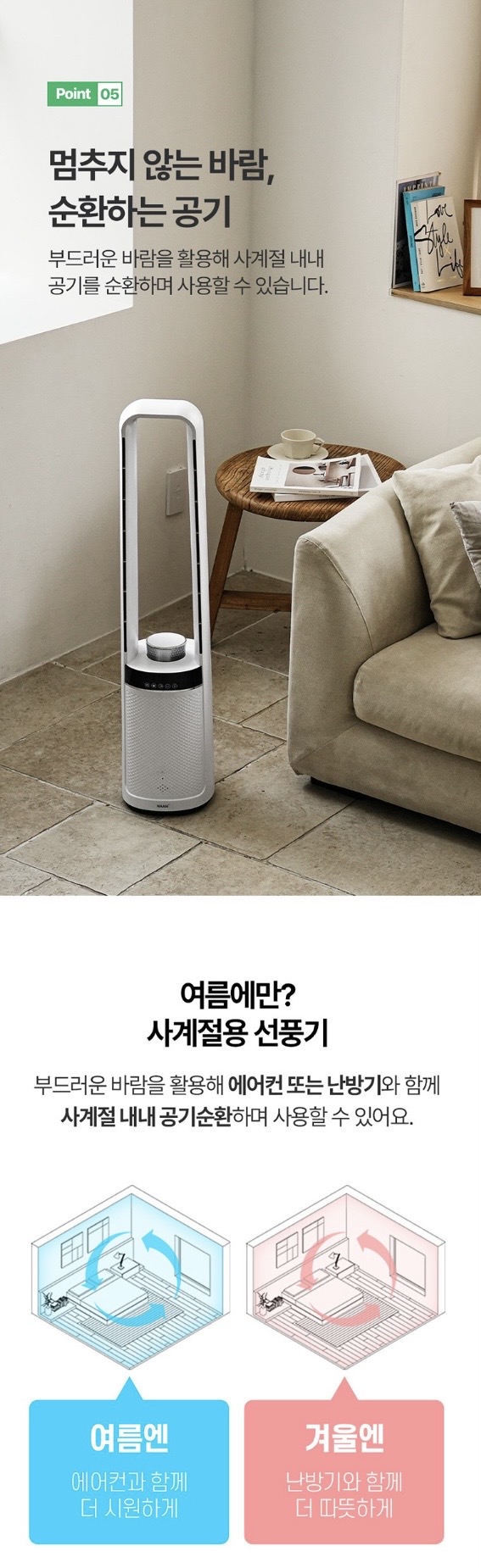 한경희 날개없는 선풍기 HAAN-NF4500 G21000