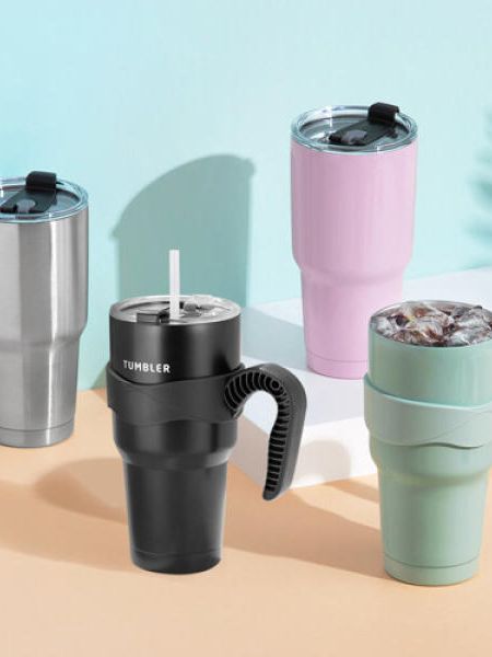 [로이첸] 스테인리스 진공 텀블러 900ml