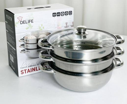 상품코드 : J650 디라이프 3단 찜 전골냄비 28cm