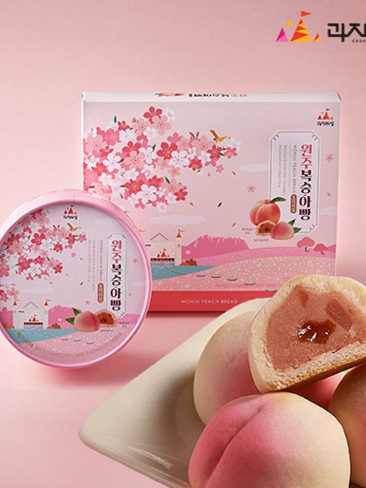 [과자의성] 원주복숭아빵 7개입
